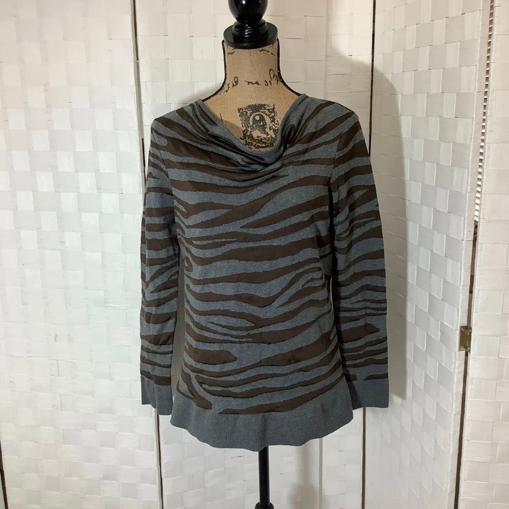 Dana Buchman Animal Print Sweater